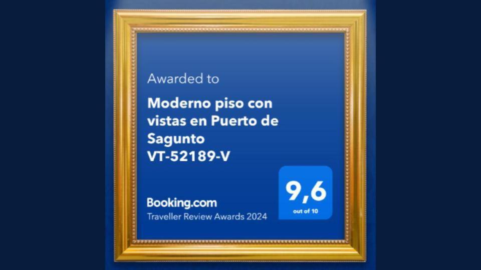 Moderno Piso Con Vistas En Puerto De Sagunto Vt-52189-V Lägenhet Exteriör bild